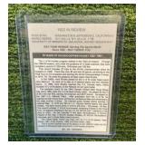 1997 !Ray Your Vendor! Mariucci Arena U of M Card- Serving Since 1962, Autographed !!