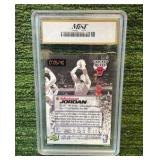 1997 Upper Deck Nestlé Michael Jordan Crunch Time graded GEM MT 10