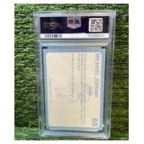 1989 North Carolina Collegiate Collection, Michael Jordan PSA graded 8