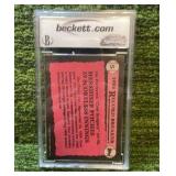1989 Topps OREL HERSHISER Record Breaker BCCG graded 10