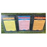 1991 Fleer MLB Provisions 3 Card Lot- Mark McGuire, Kirby Puckett, & Will Clark