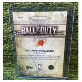 2025–26 Topps Chrome Basketball Ball of Duty Refractor KHAMAN MALUACH /275 Rookie Card Insert Phoenix Suns