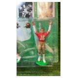 1997 Starting Lineup Classic Doubles- Joe Montana and Dwight Clark- San Francisco 49ers Winning Pairs- GOOD Condition in the Box