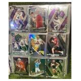 Large Mixed Sport Binder, Basketball, Football, Baseball, Pokémon, One Piece, and More! 23 pages, 9 cards per page, All Stars, Rookies and Inserts !!