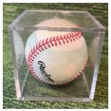 Gary Sheffield Autographed Official Rawlings Ball- some discoloration