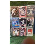 3 Large Binders Full of MLB Baseball from 80s 90s 2000s