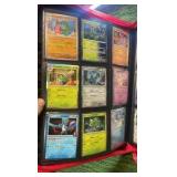 Pokémon Binder Mixed: 17 pages, 9 cards per page = 143 Total Cards