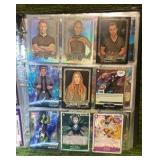 Large Mixed Sport Binder, Basketball, Football, Baseball, Pokémon, One Piece, and More! 23 pages, 9 cards per page, All Stars, Rookies and Inserts !!