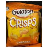 Goldfish Crisps Cheddar Light & Airy 1.9oz Bags - 3-Pack