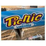 Diana Picnic Vanilla Sugar Wafers - 60 Bars, 0.6 oz Each (12 Bars/Pack)