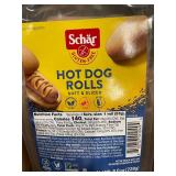 Schar Gluten-Free Hot Dog Rolls, 4 Packs, 8 oz Each - Exp 01/2025