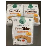 3 Foodies Vegan Pumpkin Seed PumThins Smokey Chedda Cheeze 4.25oz Boxes