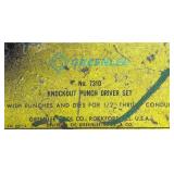 Greenlee No. 7310 Knockout Punch Driver Set