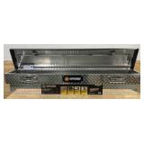Northern Tool + Equipment Side-Mount Truck Toolbox, 60in. x 11.5in. x 11in., Aluminum, Diamond Plate, Pull Handle Latches #41891 Msrp $409.99