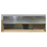 Northern Tool + Equipment Side-Mount Truck Toolbox, 60in. x 11.5in. x 11in., Aluminum, Diamond Plate, Pull Handle Latches #41891 Msrp $409.99