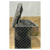 Northern Tool + Equipment Side-Mount Truck Toolbox, 60in. x 11.5in. x 11in., Aluminum, Diamond Plate, Pull Handle Latches #41891 Msrp $409.99