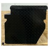 Northern Tool + Equipment Chest Truck Toolbox, 56in. x 20in. x 15.75in. x 18in., Aluminum, Gloss Black, Pull Handle Latches #42057 Msrp $519.99