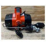 Ultra-Tow Portable Electric Winch, 120V, 1100-Lb. Horizontal and Vertical Capacity, Steel Cable, Brushless Motor #5689273 Msrp $224.99