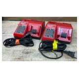 Milwaukee Charger Cat No. 48-59-1812 lot of 2