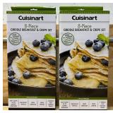 Cuisinart 8-Piece Griddle Breakfast & Crepe Set lot of 2