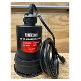 Ironton Submersible Water Pump, 1268 GPH, 1/8 HP, 1in. Port #42358 Msrp $77.99