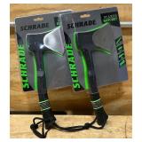Schrade Scaxe10 Hatchet lot of 2