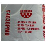 Fill-Rite 30 Micron Spin-On Particulate Fuel Filter, 40 GPM, Model# F4030PM0 #107474 Msrp $38.99