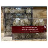 Santa Forest 10 LED String Lights Set lot of 6