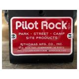 *Pilot Rock Steel Outdoor BBQ Charcoal Grill with Adjustable Grate