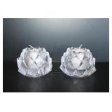 Orrefors Firefly Crystal Tea Light Holders