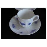 Royal Adderley Blue Chelsea Coffee Service