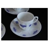 Royal Adderley Blue Chelsea Coffee Service