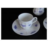 Royal Adderley Blue Chelsea Coffee Service