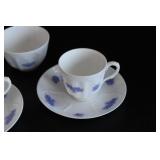 Royal Adderley Blue Chelsea Coffee Service