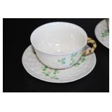 Belleek Shamrock China Set