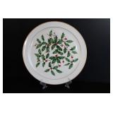 Lenox Yuletide Holly Platter And Bowl