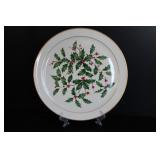 Lenox Yuletide Holly Platter And Bowl