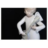 Lladro "Angel Playing Banjo" Figurine