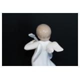 Lladro "Angel Playing Banjo" Figurine