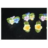 Denton China Flower Place Card Holders