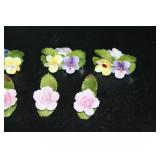 Denton China Flower Place Card Holders