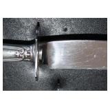 Sheffield Sterling Silver Carving Knife And Fork Set