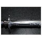 Sheffield Sterling Silver Carving Knife And Fork Set