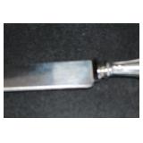 Sheffield Sterling Silver Carving Knife And Fork Set