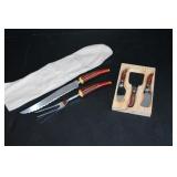 Carving Set & Cheese Servers