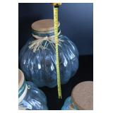 Italian Glass Canister Set