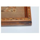 Marquetry Wood Serving Tray