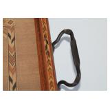Marquetry Wood Serving Tray
