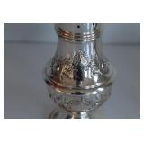 Silver Plate Sugar Caster & Apple Candle