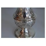 Silver Plate Sugar Caster & Apple Candle